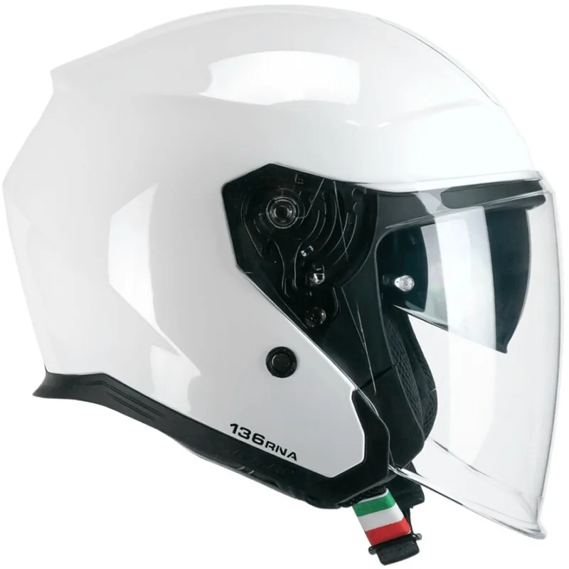 Saldi Casco Moto Jet CGM 136A RNA MONO Bianco