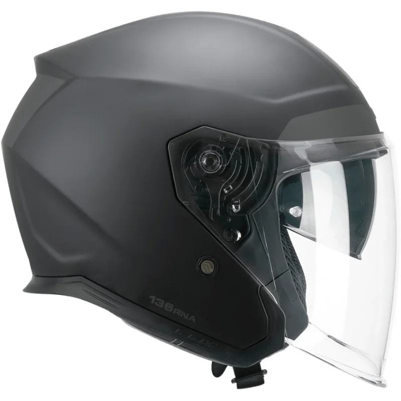 Ordina Subito Casco Moto Jet CGM 136F RNA FIBRA MONO Nero opaco