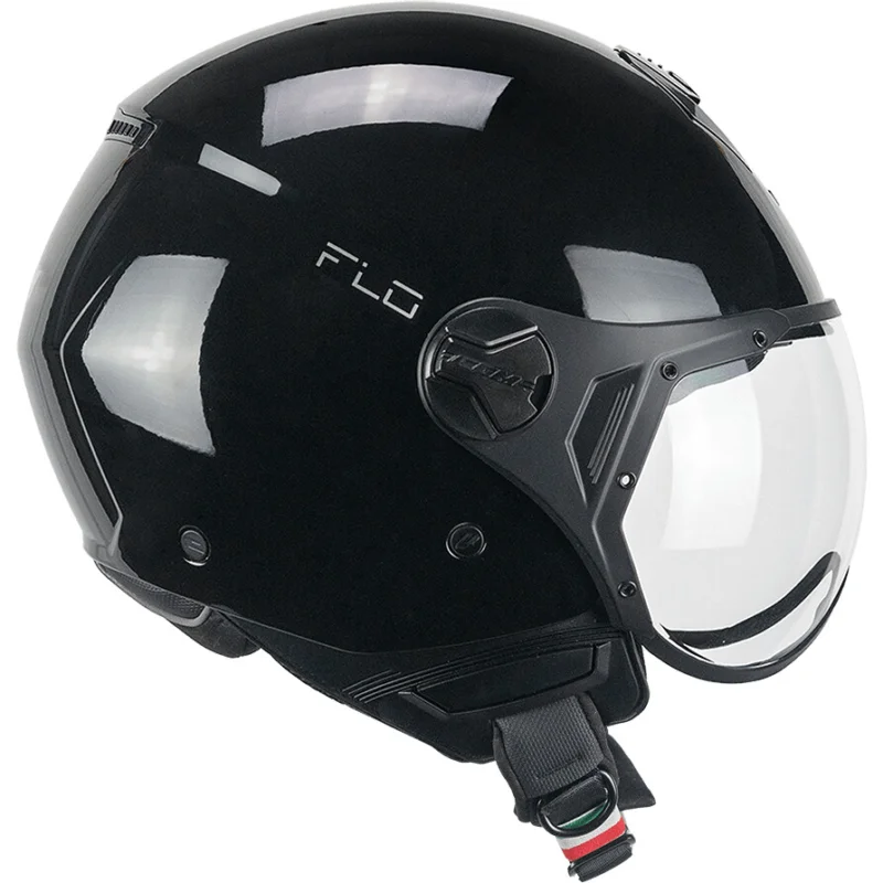 A Buon Prezzo Casco Moto Jet CGM 167A FLO MONO Nero sagomata