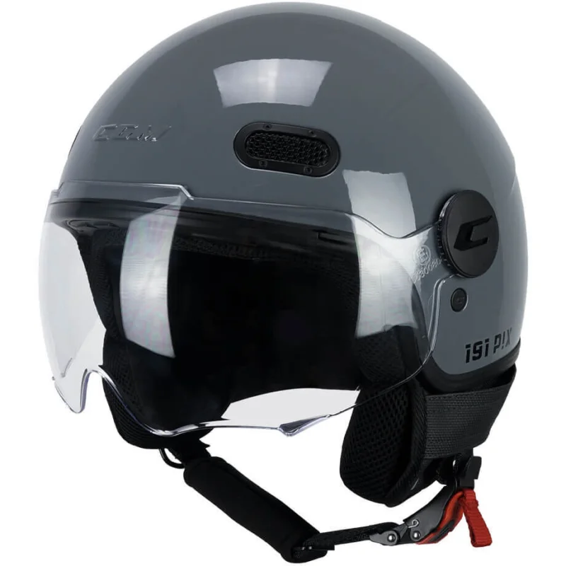 Casco Moto Jet CGM 191A PIX MONO Grigio sagomata Subito Disponibile