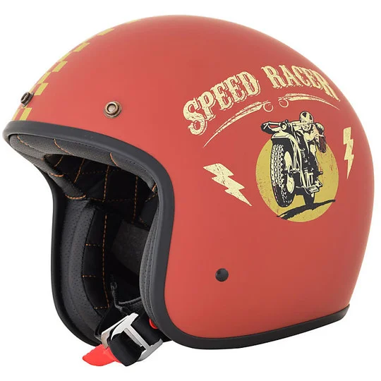 Casco Moto Jet Custom AFX FX-76 Speed Racer Rust Oro Opaco Occasione Imperdibile