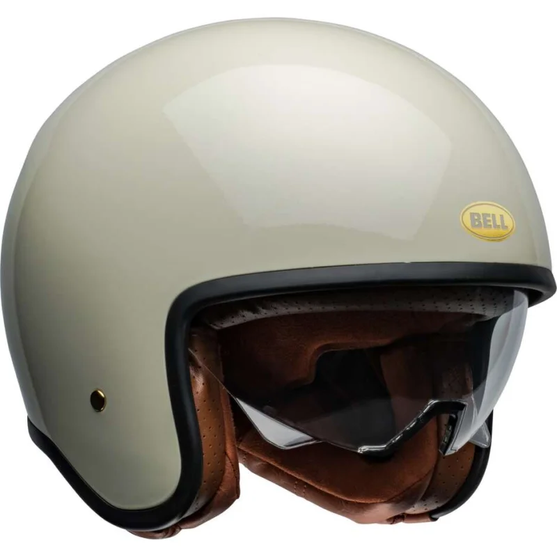 Casco Moto Jet Custom Bell TX501 VINTAGE Bianco Offerta Lampo