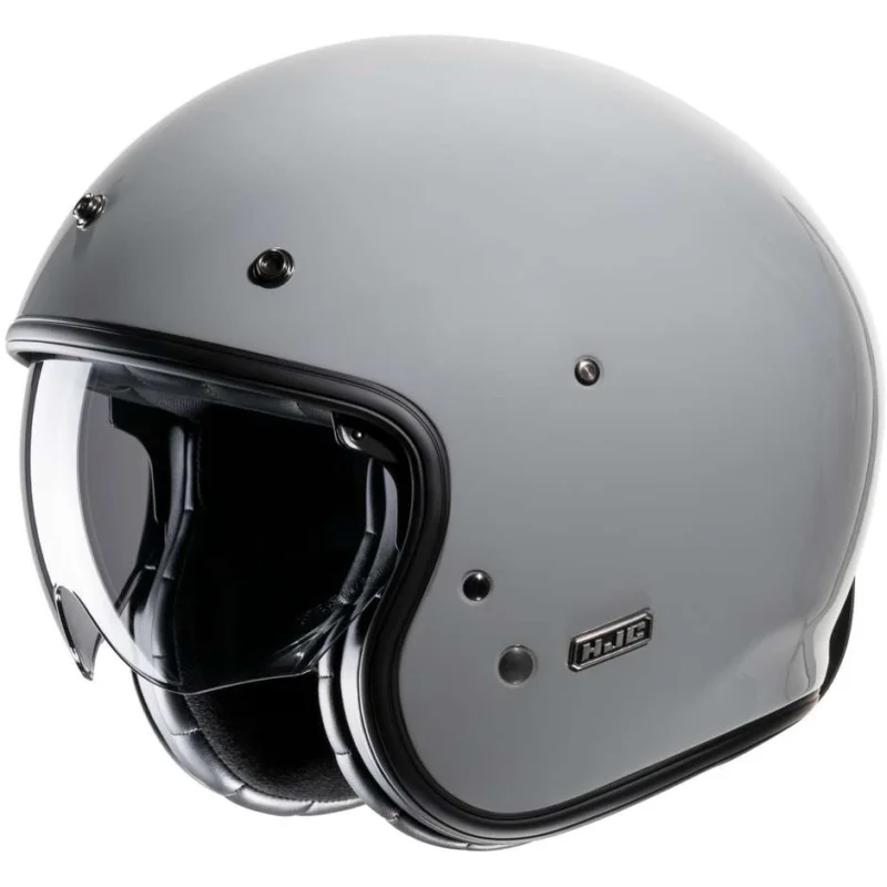 Solo Oggi Casco Moto Jet Custom Hjc V31 Nardo Grey