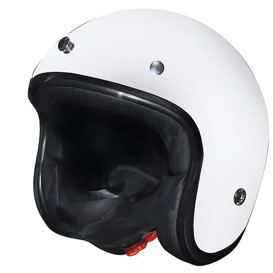 Occasione Casco Moto Jet Custom Motocubo Mc Jet Bianco