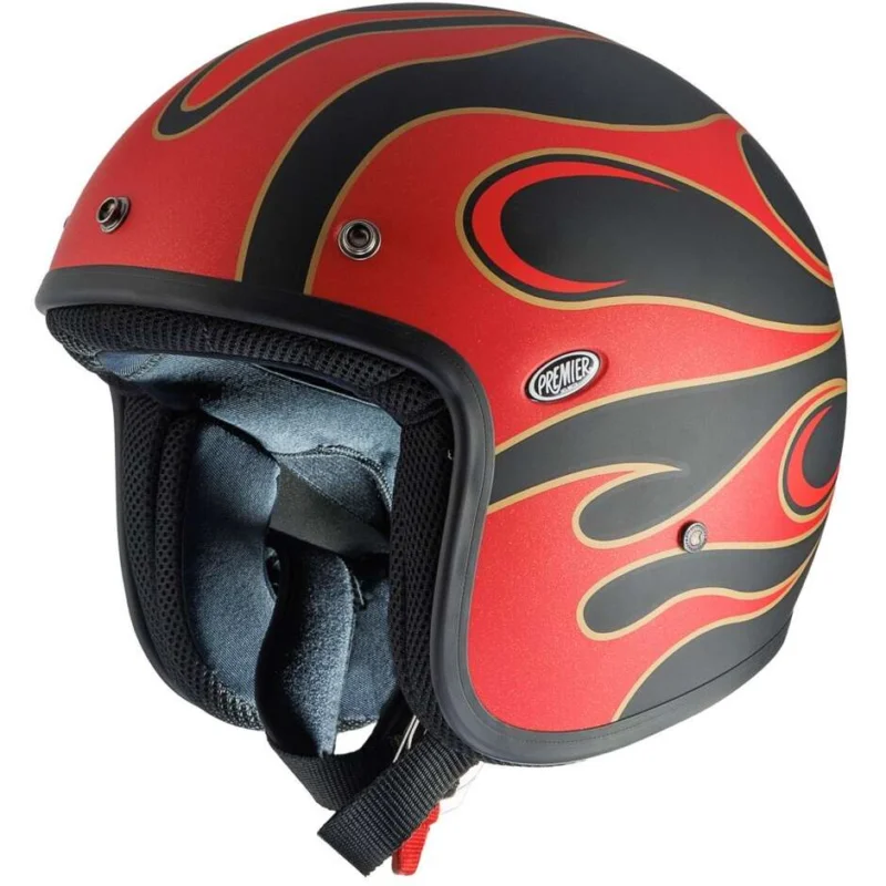 Casco Moto Jet Custom Premier CLASSIC FR2BM Soddisfatti O Rimborsati