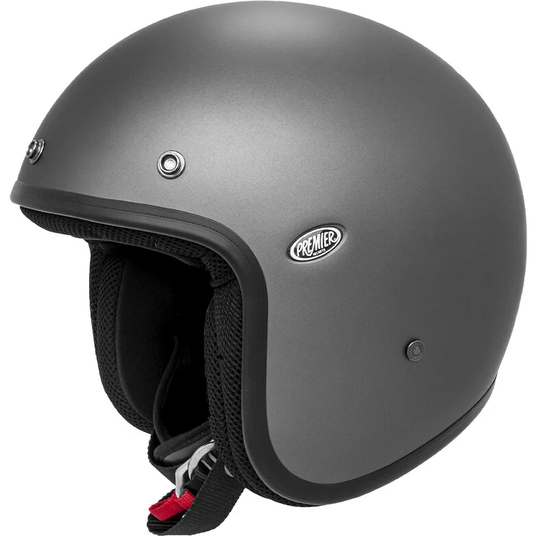 Casco Moto Jet Custom Premier CLASSIC U17BM Opaco Solo Oggi