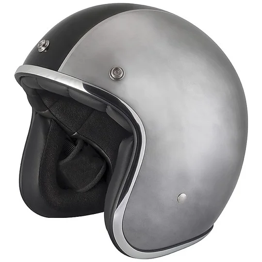 Casco Moto Jet Custom Stormer PEARL Wax Spedito Oggi