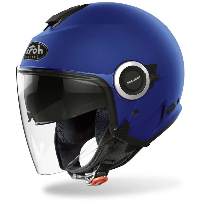 Prezzo Scontato Casco Moto Jet Doppia Visiera Airoh HELIOS Color Concrete Blu Opaco