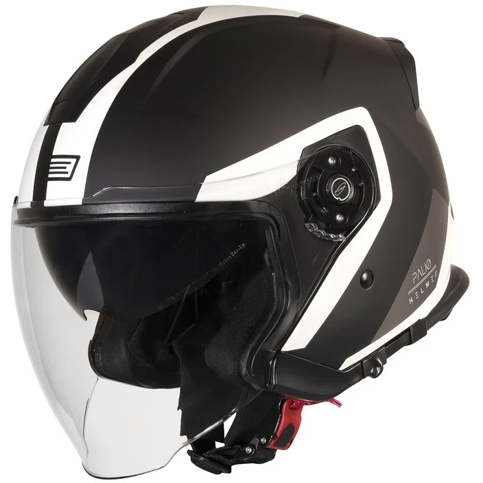 Compra Online Casco Moto Jet Doppia Visiera Origine PALIO 2.0 Techy Bianco Nero Opaco