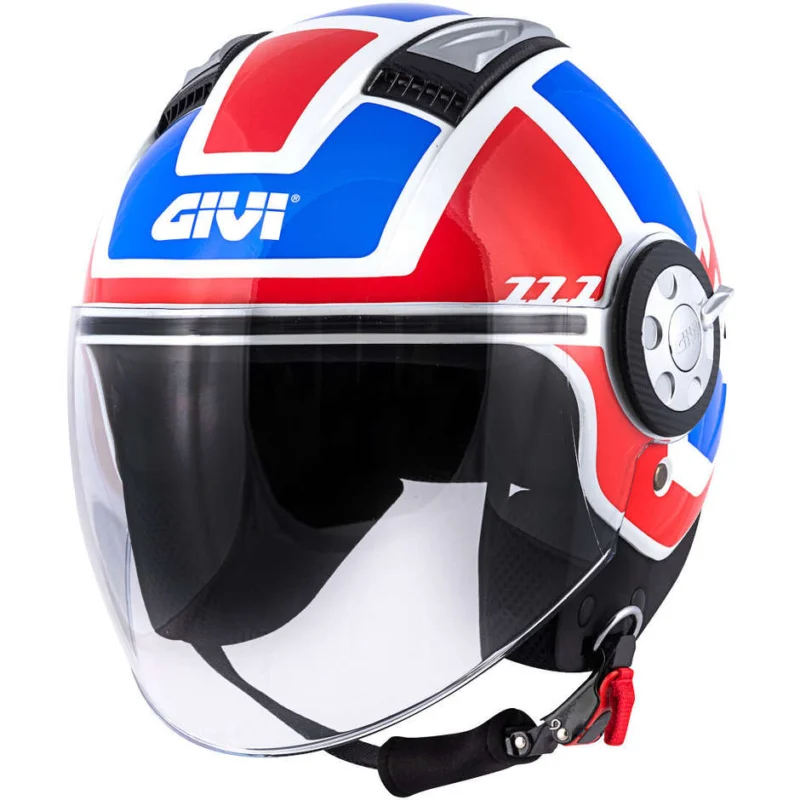 Casco Moto Jet Givi 11.1 AIR JET-R Class Bianco Rosso Blu Occasione