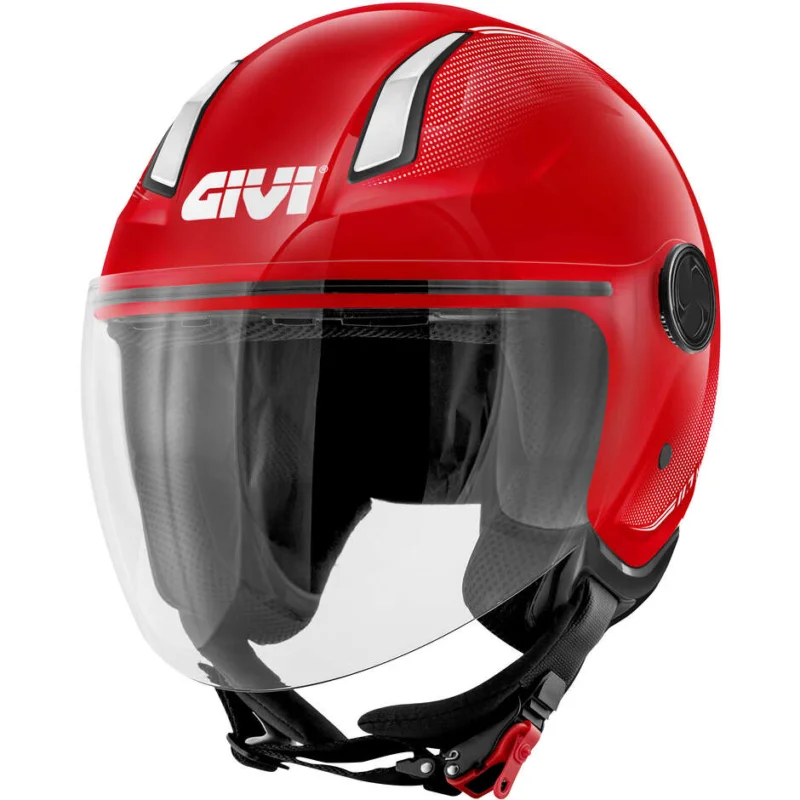 Quantità Limitata Casco Moto Jet Givi 11.7B Rosso Opaco