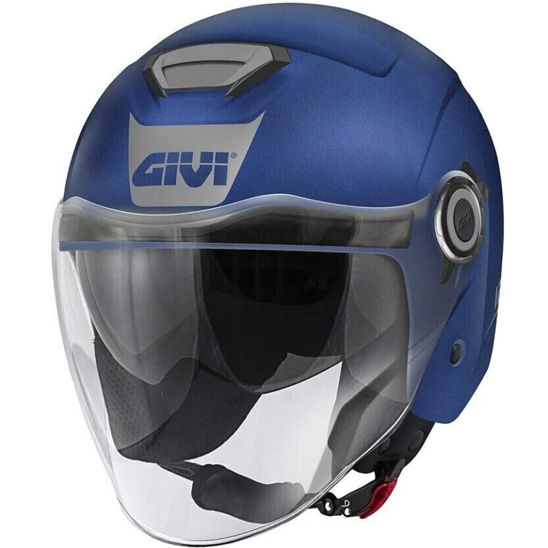 Reso Gratuito Casco Moto Jet Givi 12.5 Blu Opaco