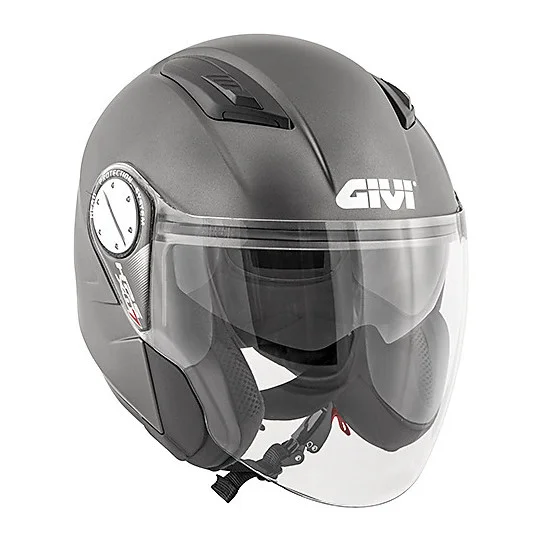 Saldi Casco Moto Jet GiviX.07 Titanio Opaco