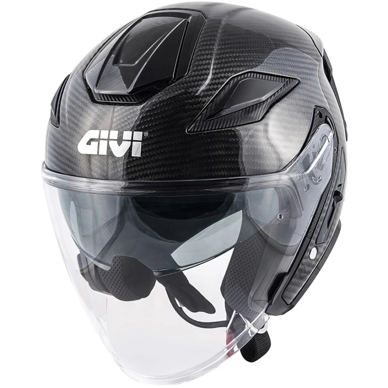 Saldi Casco Moto Jet Givi X29 CARBON Lucido