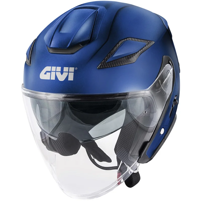 Saldi Casco Moto Jet Givi X29 FIBRA Blu Opaco