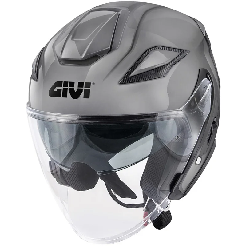 Offerta Lampo Casco Moto Jet Givi X29 FIBRA Grigio Lucido