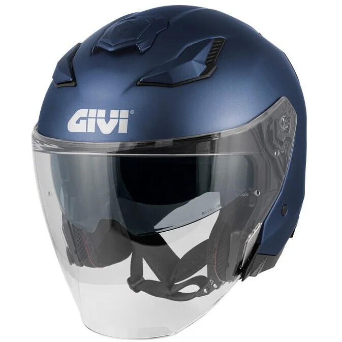 Casco Moto Jet Givi X31 FIBRA Blu Opaco Scelto Dai Clienti