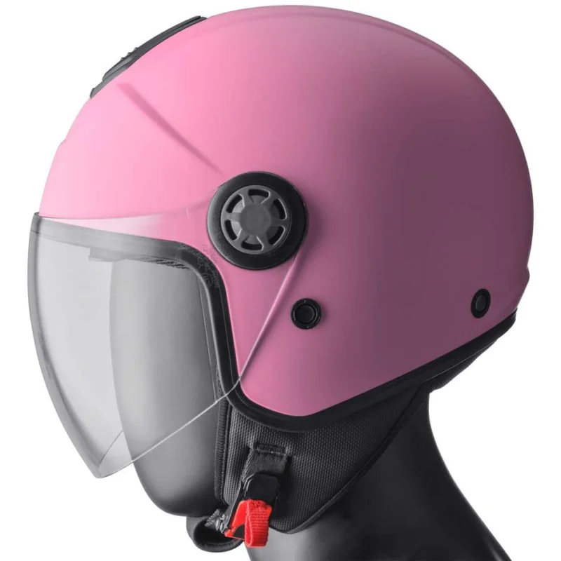 Casco Moto Jet Gms Gelato Fragola Nuova Collezione