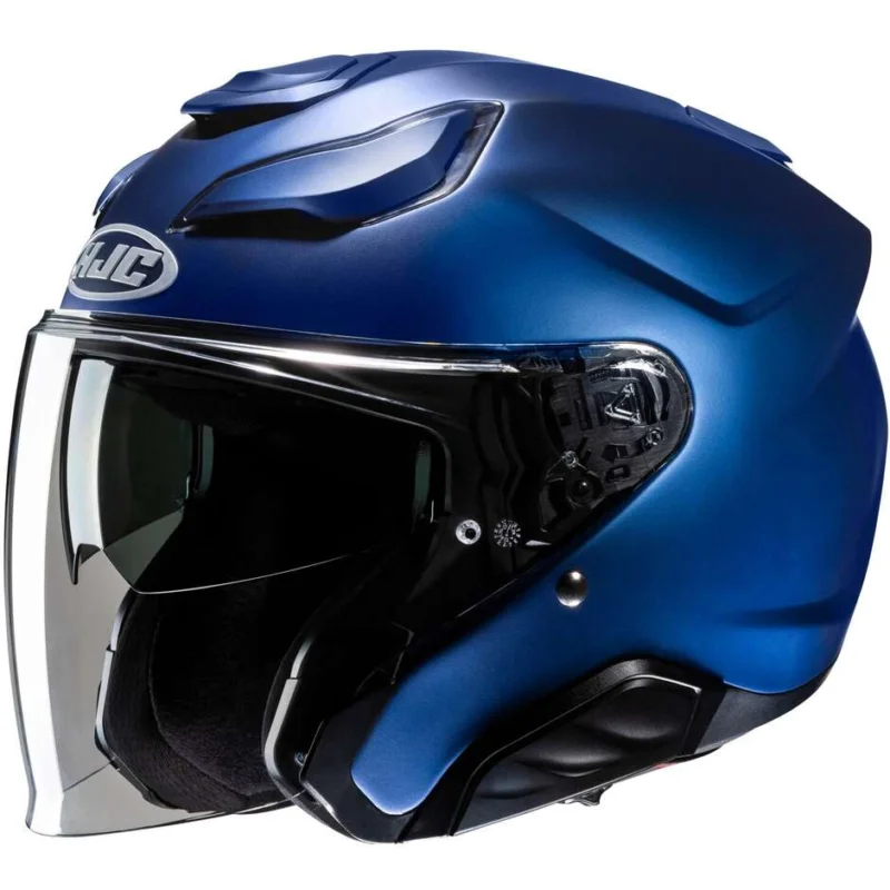 Saldi Casco Moto Jet Hjc F31 Semi Blu Metal Opaco