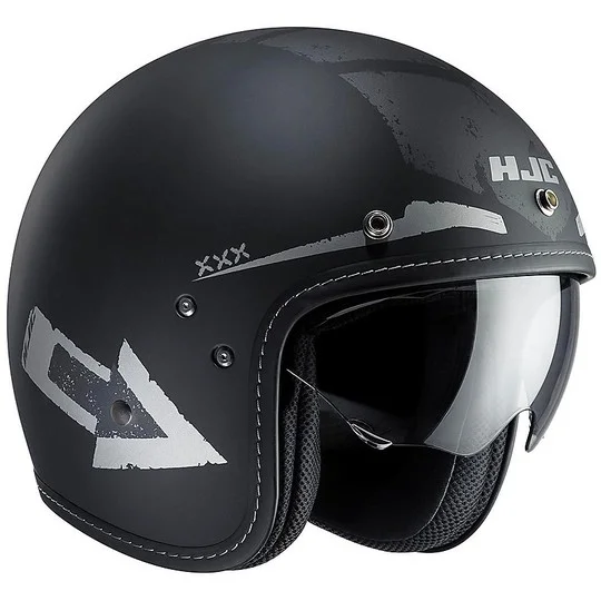 Casco Moto Jet HJC FG-70S In Fibra Tales MC-5F Nero Grigio Sconto