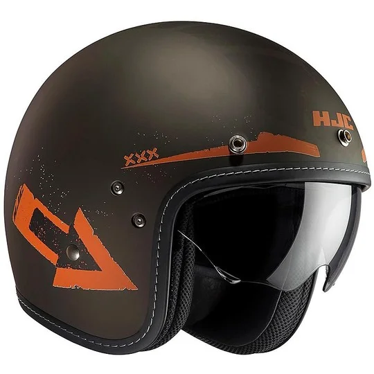 Spedizione Gratuita Casco Moto Jet HJC FG-70S In Fibra Tales MC-9F