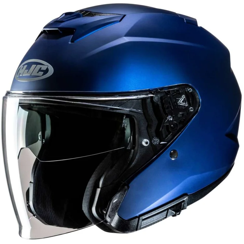 Pagamento Sicuro Casco Moto Jet Hjc i31 Semi Flat Metallico Blu