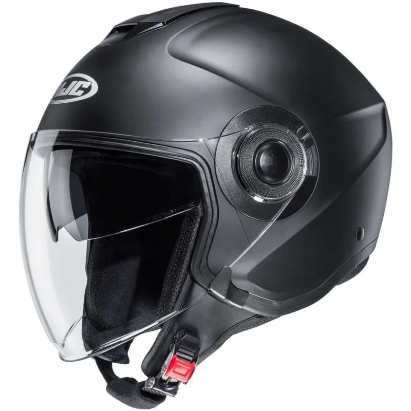 Promozione Casco Moto Jet Hjc i40N Semi Nero Opaco