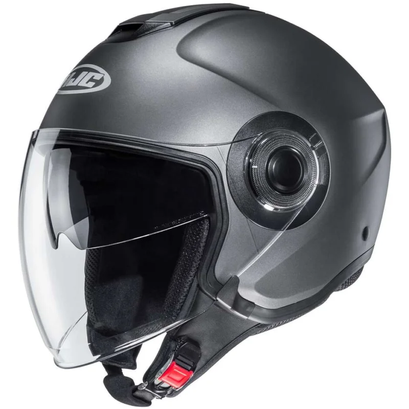 Saldi Casco Moto Jet Hjc i40N Semi Titanio Opaco