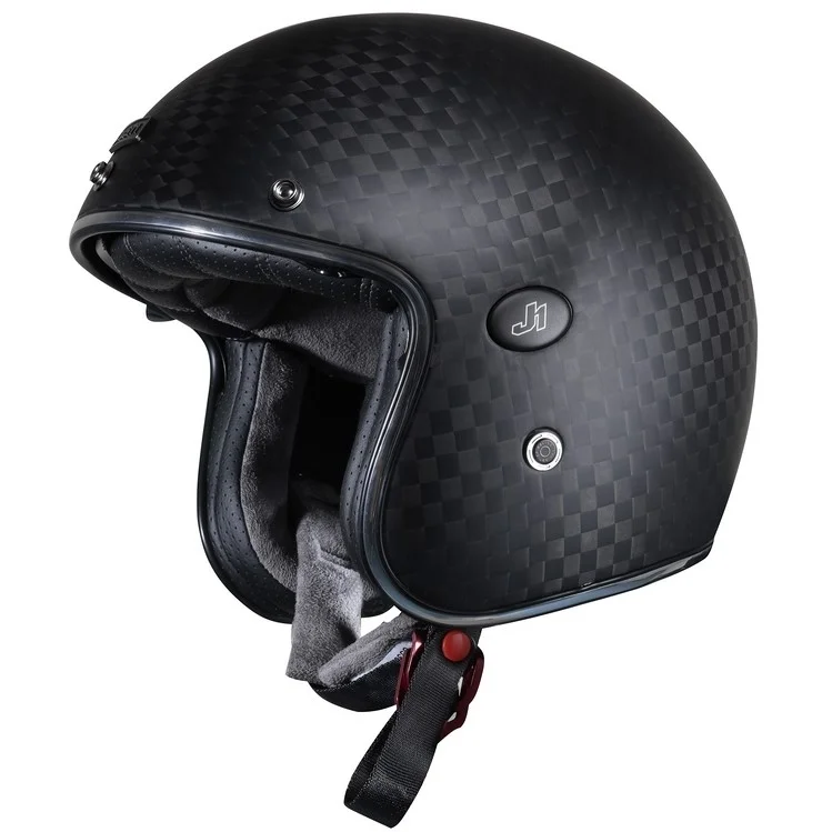 Casco Moto Jet in Carbonio Vintage Just1 J-STYLE Solid Carbon Opaco Acquista Ora