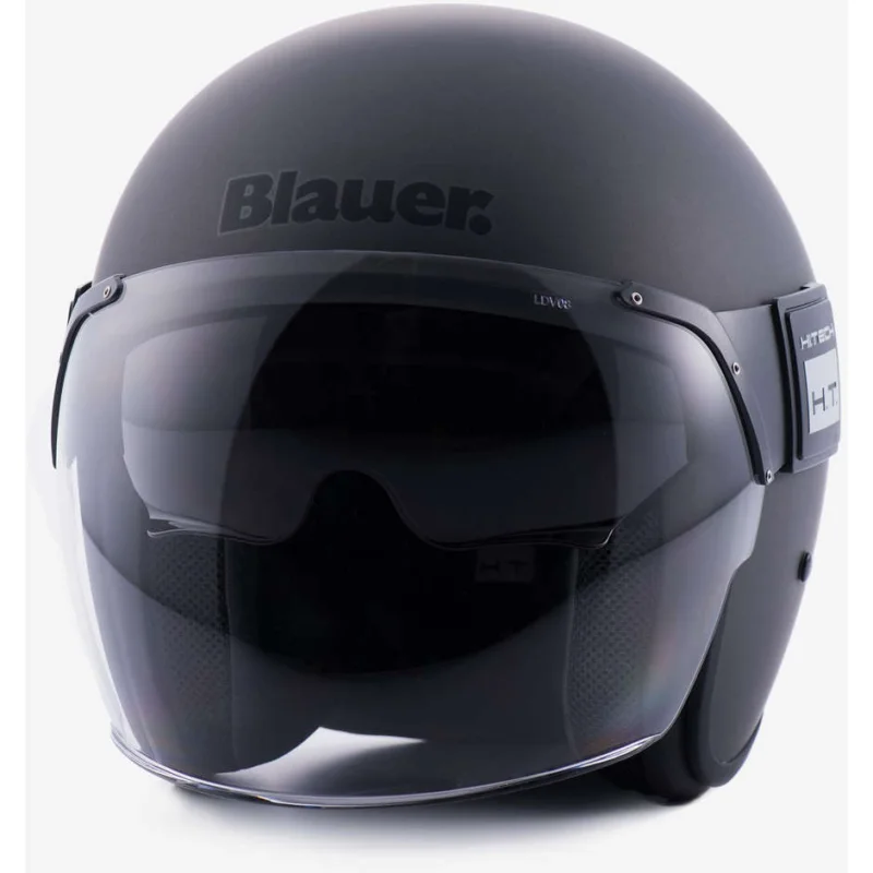 Casco Moto Jet in Fibra Blauer POD Monocolore Antracite Opaco Acquista Ora