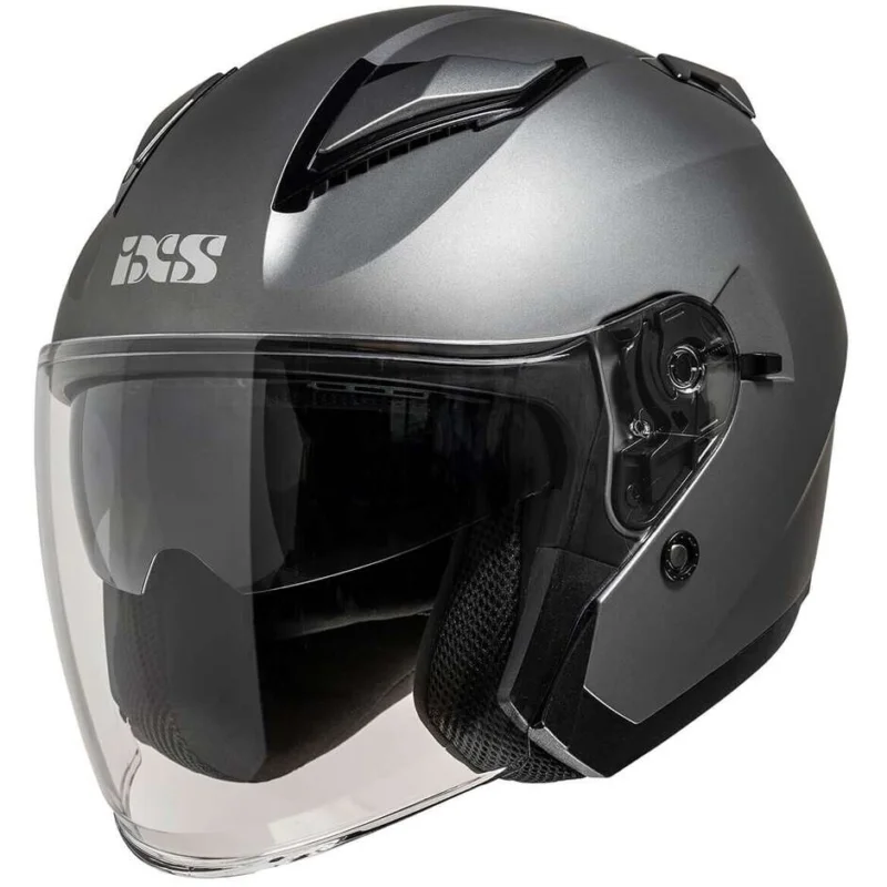 Casco Moto Jet Ixs 868 SV Grigio Opaco Soddisfatti O Rimborsati