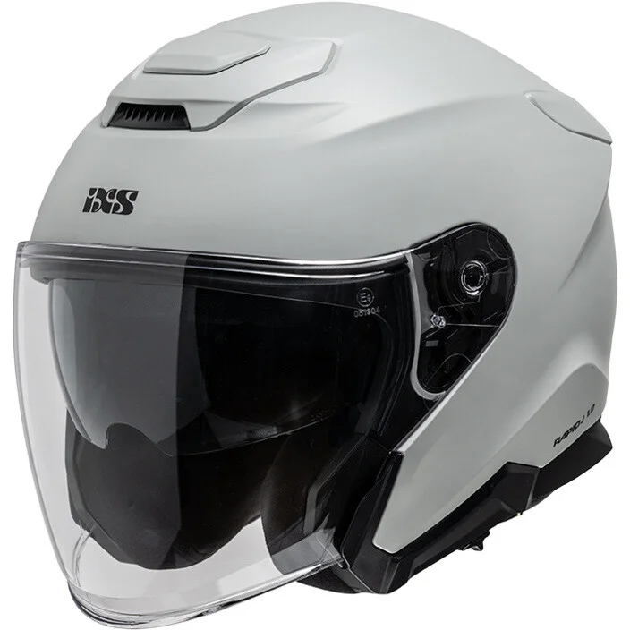 Sconto Casco Moto Jet iXS RAPID J 1.0 Chalky Opaco Grigio