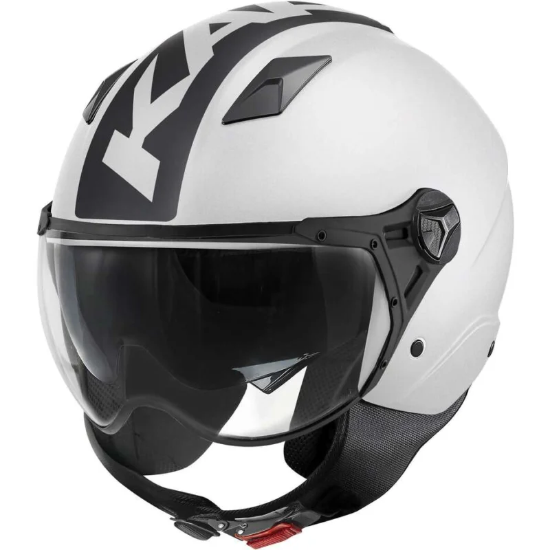Casco Moto Jet Kappa KV57 STRIKER Bianco Nero Ultimissimo Modello
