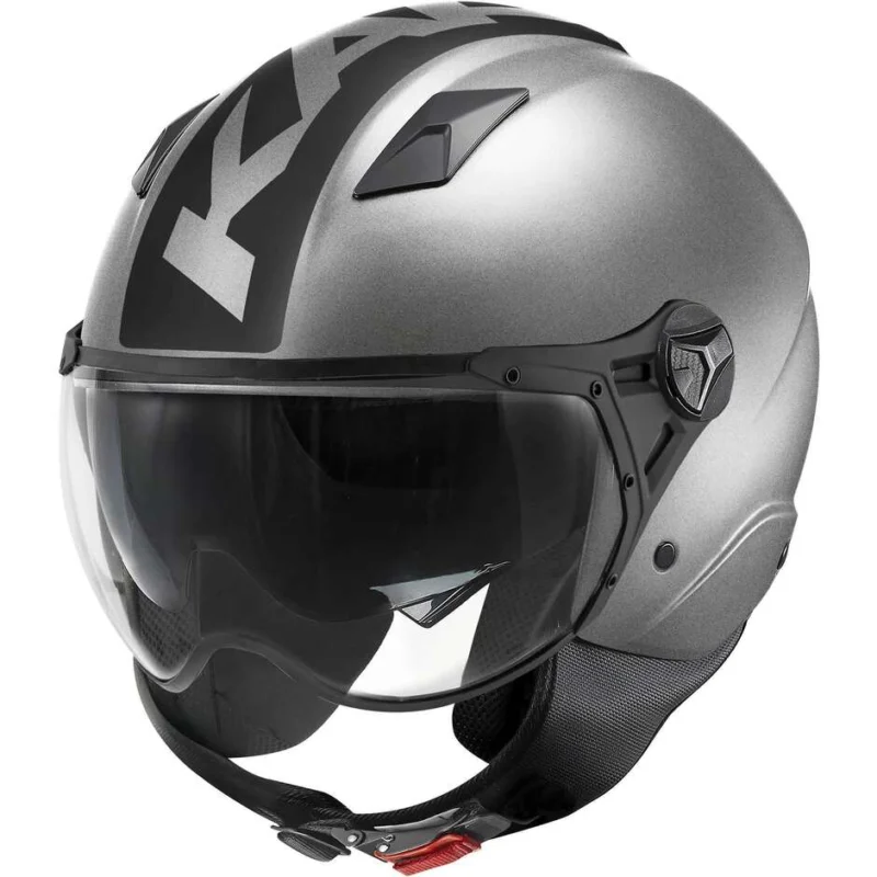 Sconto Casco Moto Jet Kappa KV57 STRIKER Titanio Opaco Nero