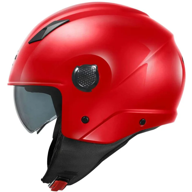 Casco Moto Jet Kappa KV58 Rosso Lucido Offerta Speciale