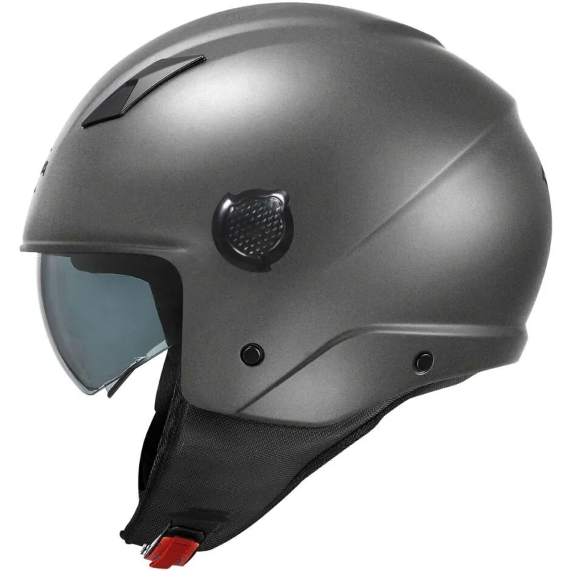 Spedito Oggi Casco Moto Jet Kappa KV58 Titanio Opaco
