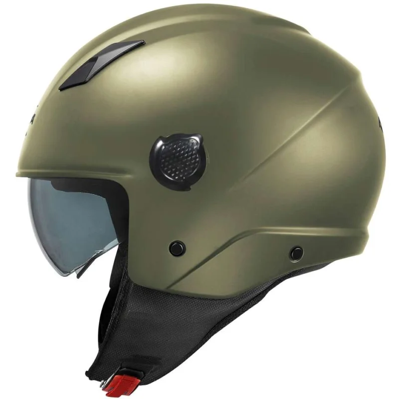 Occasione Imperdibile Casco Moto Jet Kappa KV58 Verde Militare
