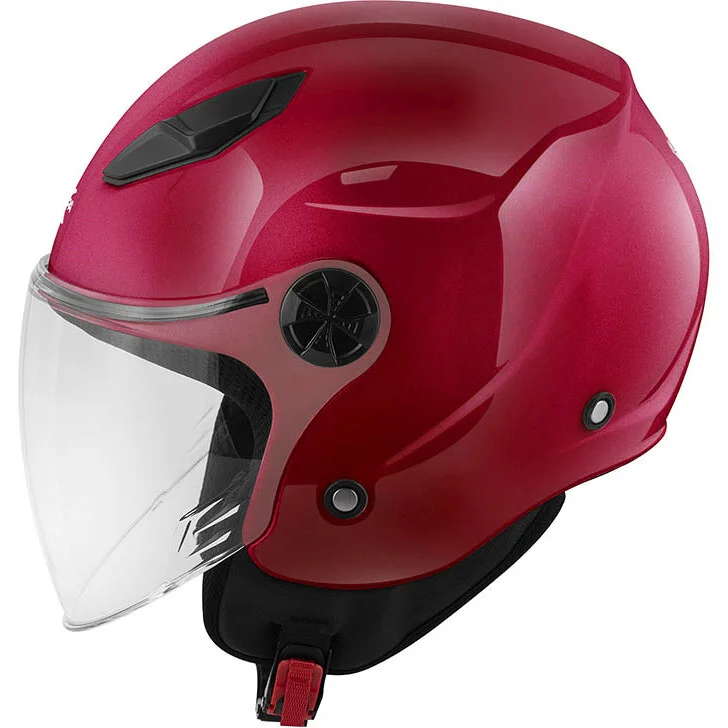 Casco Moto Jet Kappa KV61 Bordeaux Offerta Lampo