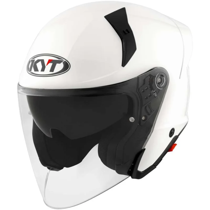 Spedizione Gratuita Casco Moto Jet KYT TTR-JET PLAIN Bianco