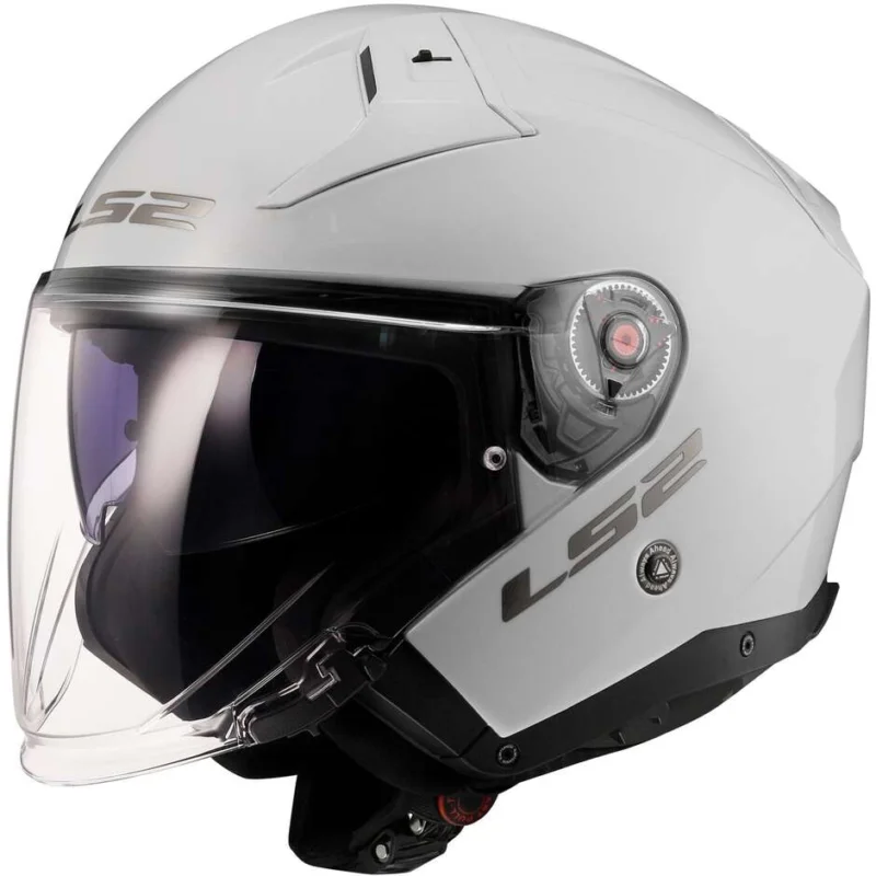 Ultima Occasione Casco Moto JetLs2 OF603 INFINITY 2 Solid Bianco