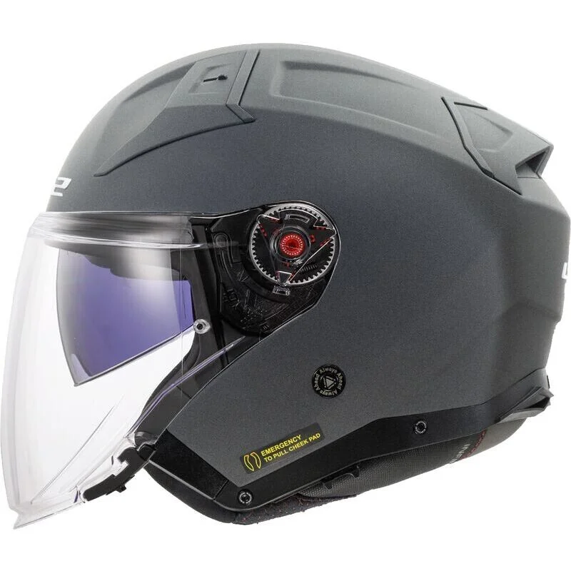 Prezzo Conveniente Casco Moto Jet LS2 OF603 INFINITY 2 SOLID Concrete