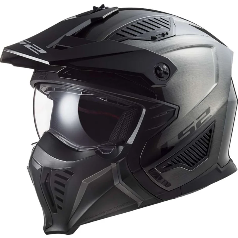 Casco Moto JetLs2 OF606 DRIFTER SOLID Jeans Titanium Offerta Del Giorno