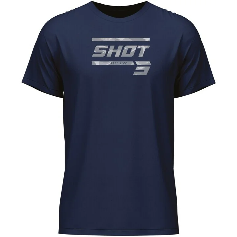 T-Shirt SHOT VOLT Blu Occasione Imperdibile
