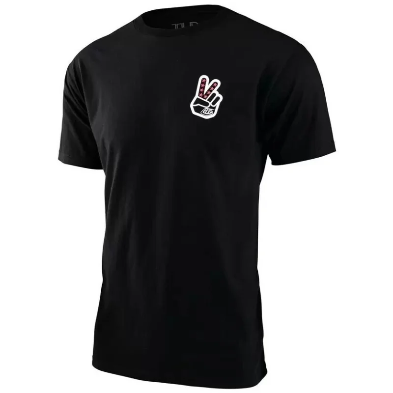 T-Shirt Troy Lee Design PEACE OUT SHORT SLEEVE TEE Nero Compra Adesso