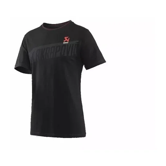 T-Shirt Uomo Akrapovic 802042 Nero S A Buon Prezzo