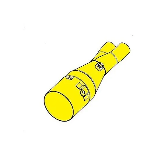 Prezzo Basso Tubo centrale di collegamento a Y Akrapovic C-Y5R3/1 Per T-Max (20-26); YZF-R6 (10-16)
