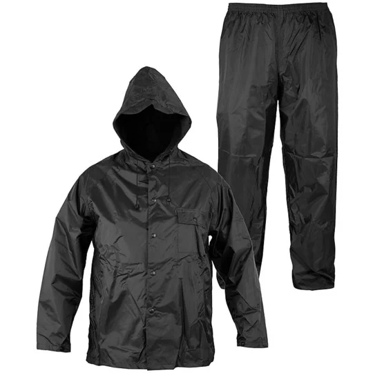 Offerta Lampo Tuta Antipioggia Divisibile 2 Pezzi Moto A-Pro ACQ003 Nero
