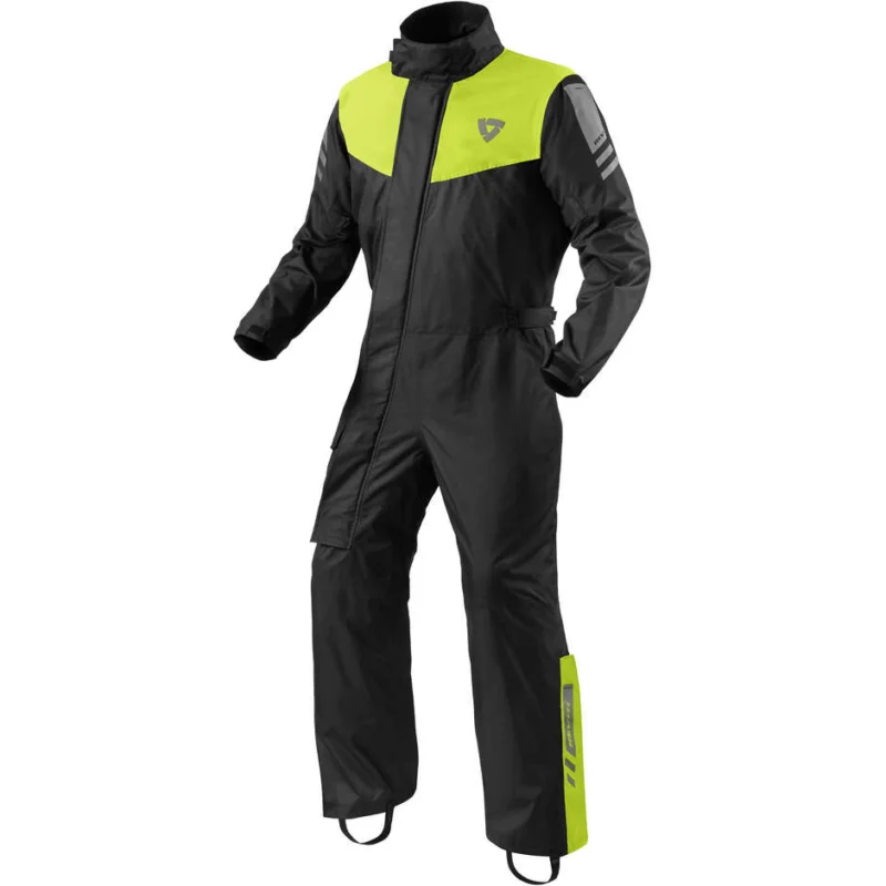 Quantità Limitata Tuta antipioggia Moto Rev'it PACIFIC 4 H2O Nero Giallo Neon