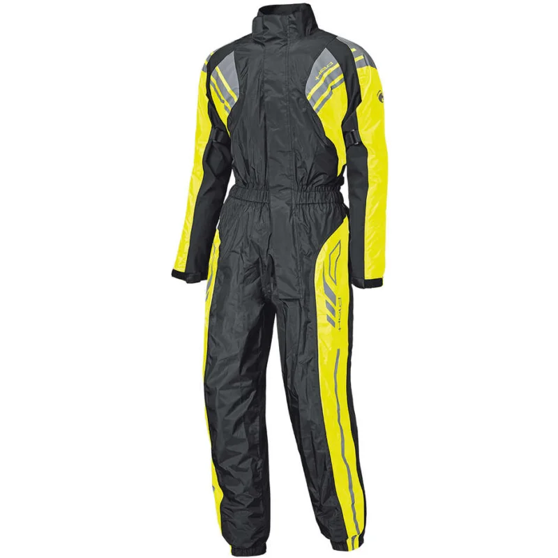 Must-Have Tuta Intera Antipioggia Moto Held Nero Giallo Fluo