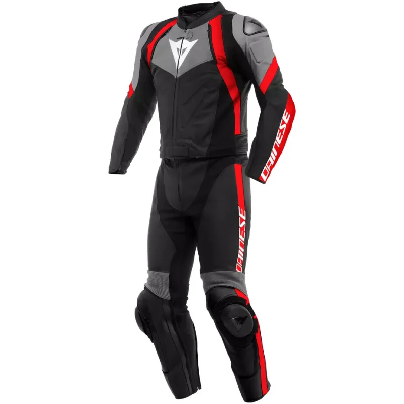 Tuta Moto Divisibile Dainese AVRO 4 2PCS Nero Antracite Rosso Lava Ordina Subito